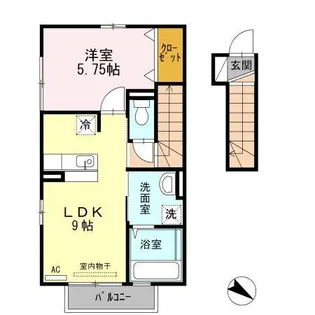 パレウィット【2階】の間取り