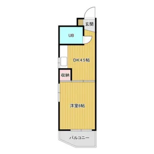 山崎マンション【3階】の間取り