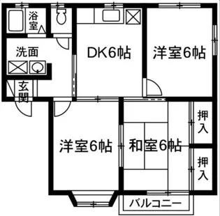 群馬県渋川市石原【アパート】の間取り
