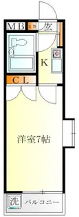 レオパード白楽【1階】の間取り