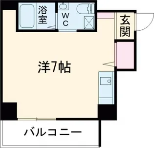 コアハイム八王子【2階】の間取り