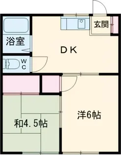 シムラハイツ【1階】の間取り