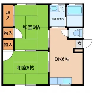 牟田口アパート【1階】の間取り