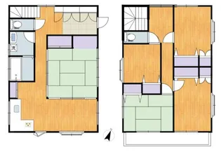 千葉県鎌ヶ谷市南初富5【一戸建】の間取り