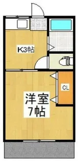 藤ハイツ【2階】の間取り