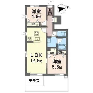 コニフェール【1階】の間取り