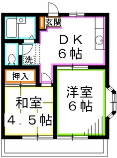 レイクサイド善福寺【1階】の間取り