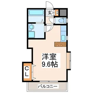 フォレストハイム新屋敷【3階】の間取り