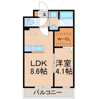 Ra“c【1階】の間取り