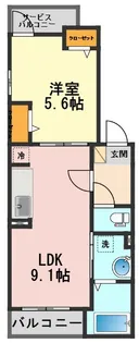 東京都江戸川区篠崎町4【アパート】の間取り