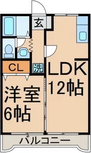 ハイツ ニューパリア【1階】の間取り