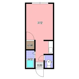 プライムアパート三原【1階】の間取り