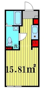 クレサージュ西新井【3階】の間取り