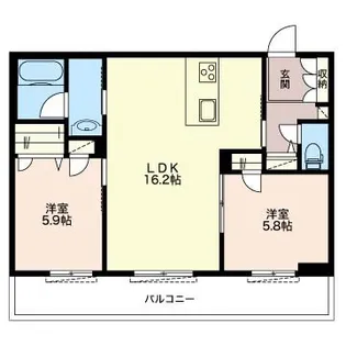 パークメゾンおおたかの森【3階】の間取り