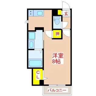 EL.KARSA II【4階】の間取り