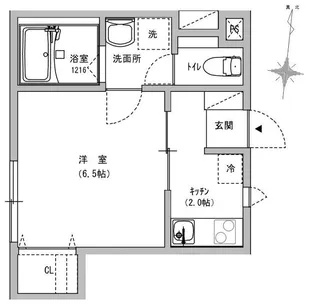 メゾン・ド・ハジメ【1階】の間取り
