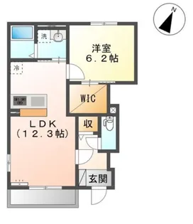 アレイナ ヒルズ【1階】の間取り