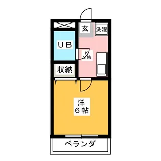 エコーハイツ英【3階】の間取り