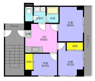 石田ビル【3階】の間取り