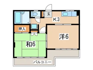 オ-クレスト相模台【3階】の間取り