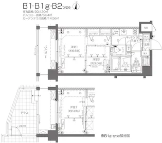 東京都新宿区西落合1【マンション】の間取り
