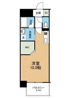 Riviere水前寺公園【3階】の間取り