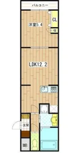 蒔田サウススクエア【1階】の間取り