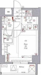 東京都台東区小島2【マンション】の間取り