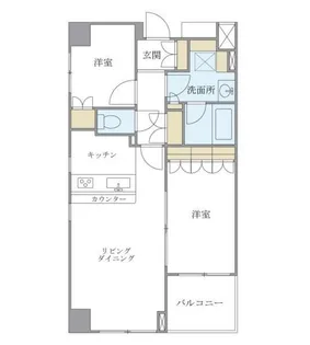 プレミアコート桜台【5階】の間取り