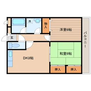 BLUE LEAF【1階】の間取り