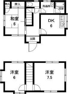愛知県東海市富貴ノ台4【一戸建】の間取り