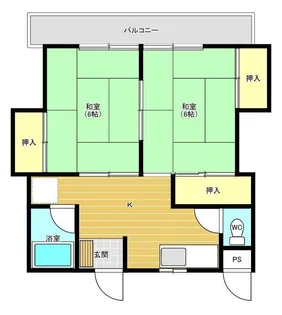 2Kの間取り画像