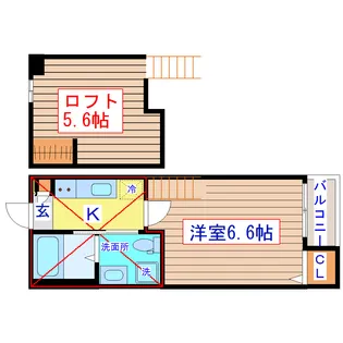スクエア【1階】の間取り