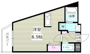 コンフォートレジデンス【3階】の間取り