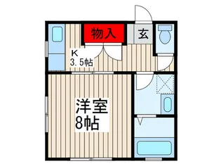 AOKIマンション【1階】の間取り