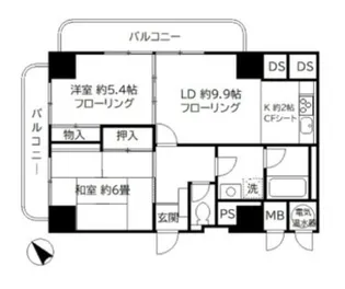上野ロイヤルハイツ【11階】の間取り