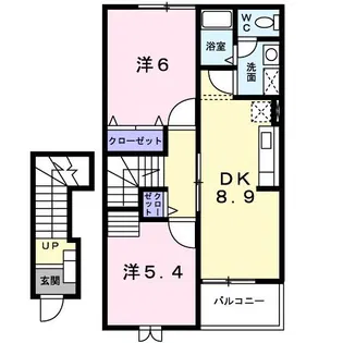 エル・トゥール2番館【2階】の間取り