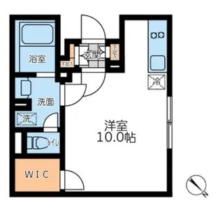 LEGALAND神楽坂北【3階】の間取り