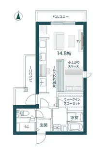 グロリア要町【3階】の間取り