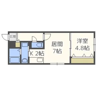北海道札幌市西区西町北6【マンション】の間取り