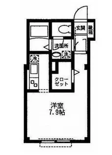 ロジュマンN荻窪【1階】の間取り