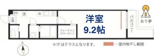 ハーミットクラブハウス横浜桜木町南【2階】の間取り