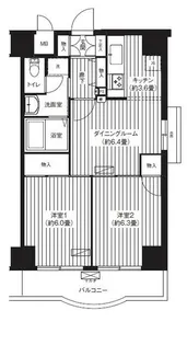 錦糸パーク・ヤマト【6階】の間取り