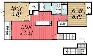 千葉県市原市古市場【アパート】の間取り