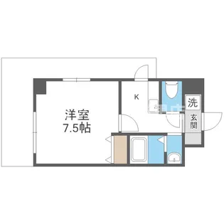 M`PLAZA住吉公園弐番館【4階】の間取り