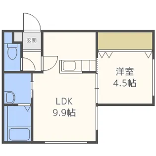 北海道札幌市中央区北七条西12【マンション】の間取り
