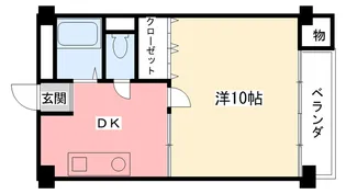 新甲子園マンション【3階】の間取り