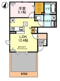 新潟県新潟市中央区上近江3【アパート】の間取り