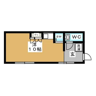 東京都世田谷区深沢4【アパート】の間取り