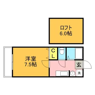 サンモール和白東【2階】の間取り